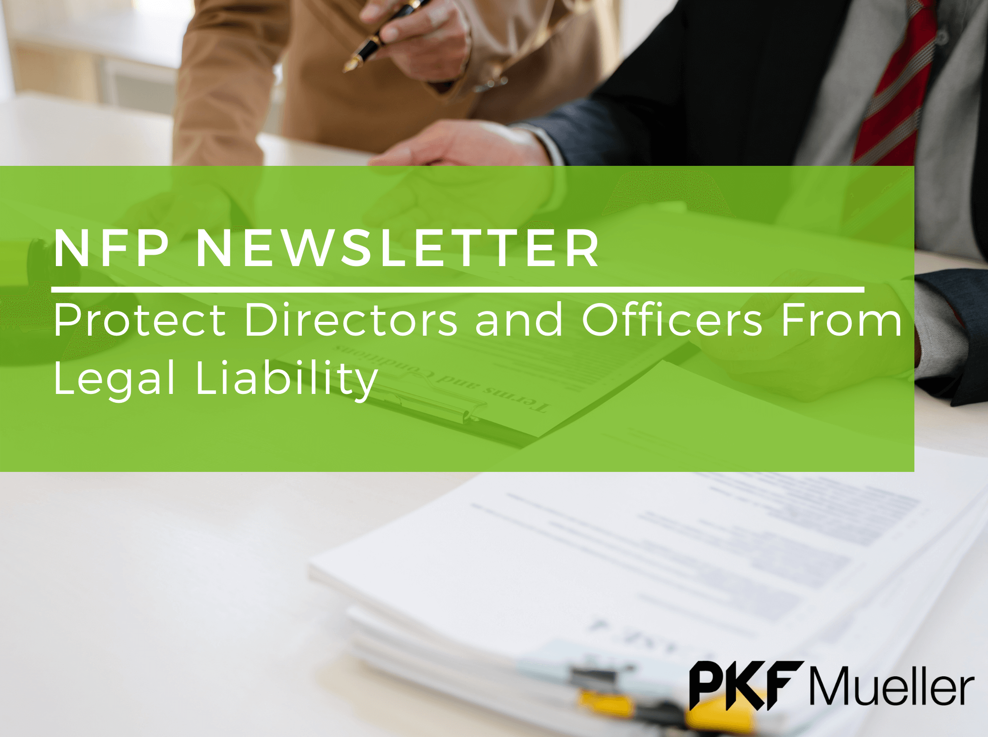 Protect Nonprofit Directors from Legal Liability
