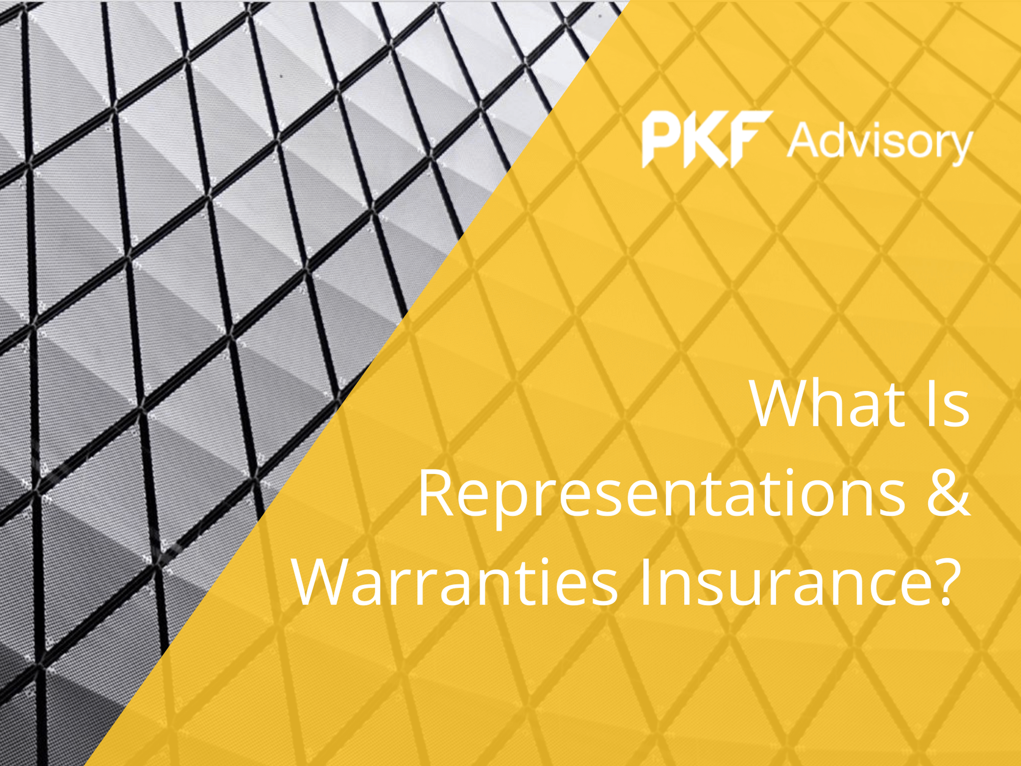 What is Representations and Warranties Insurance?