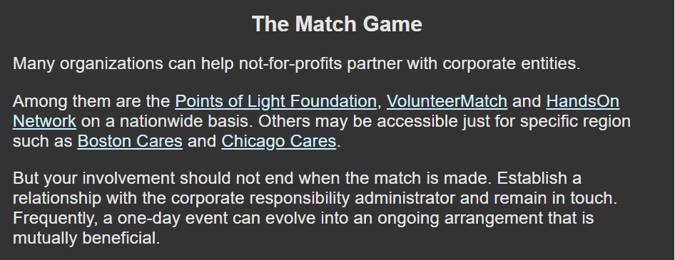 Partner-match-non-for-profit