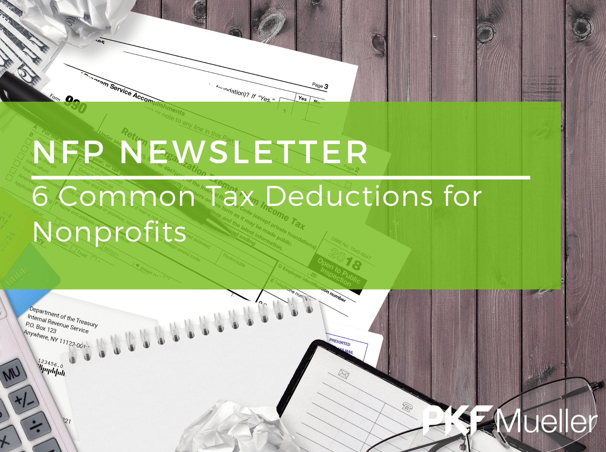 six common tax deductions for nonprofits